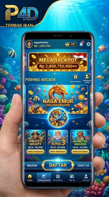 Screenshot antarmuka pengguna peniti4d yang menarik.